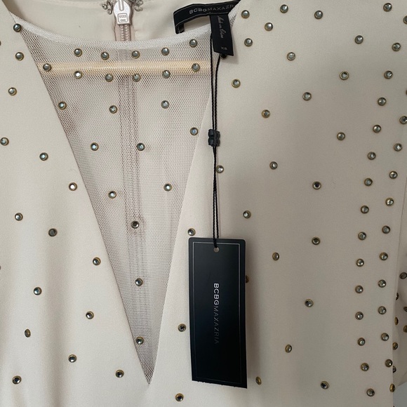 **NEW BCBG CREAM DRESS** - Picture 6 of 12